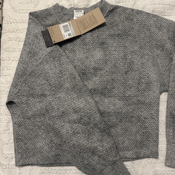 Nike Forward Tech Pack Oversized Sweatshirt Therma Fit DQ7908-077 Womens Size XS - Picture 7 of 8